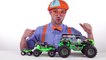 qKids - learn Shapes of the trucks while jumping and hiking
