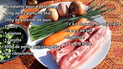 La vrai recette du riz cantonais !