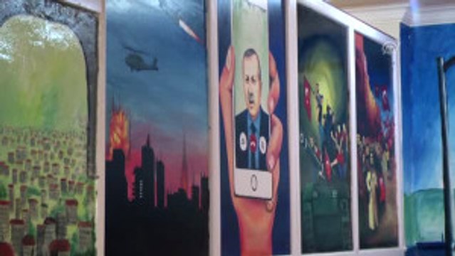 Okulun Duvarlarına 15 Temmuz U Resmetti - Hatay