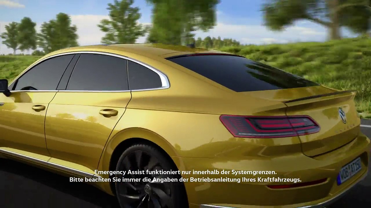 Die Assistenzsysteme im Volkswagen Arteon - Emergency Assist