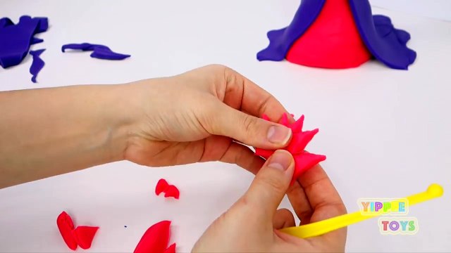 [Play-doh] Disney Princess Play Doh Dresses Frozen Elsa Anna Style Design Dressup Play Dough Fun