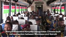 Eyeing growth boost, Kenya opens Chinese-built railway