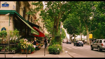 Beautiful Streets of Paris City with People