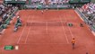 Roland-Garros 2017 :, Premier échange marathon entre Thiago Monteiro et Gael Monfils (1-4)