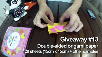 Double-sided origami paper