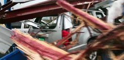 Aftermath Footage- Tornadoes rip through east Texas