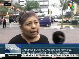 Perú: medios informan una versión parcial de la situación en Venezuela
