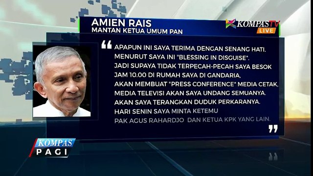 Disebut Terima Aliran Dana Alkes, Ini Respons Amien Rais