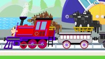 Caricaturas de Trenes - Aprende los formas de regalos - Dibujos Animados Educativos Para Niños