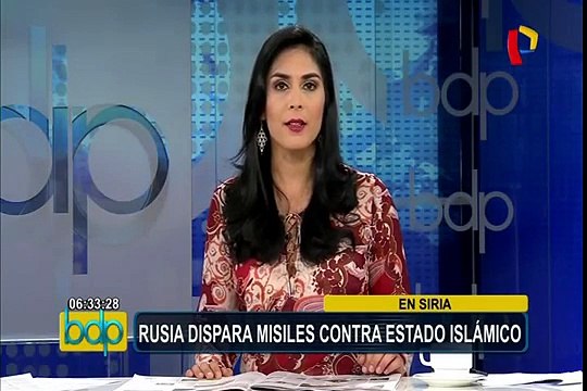 Rusia lanza misiles contra objetivos del ISIS en Siria