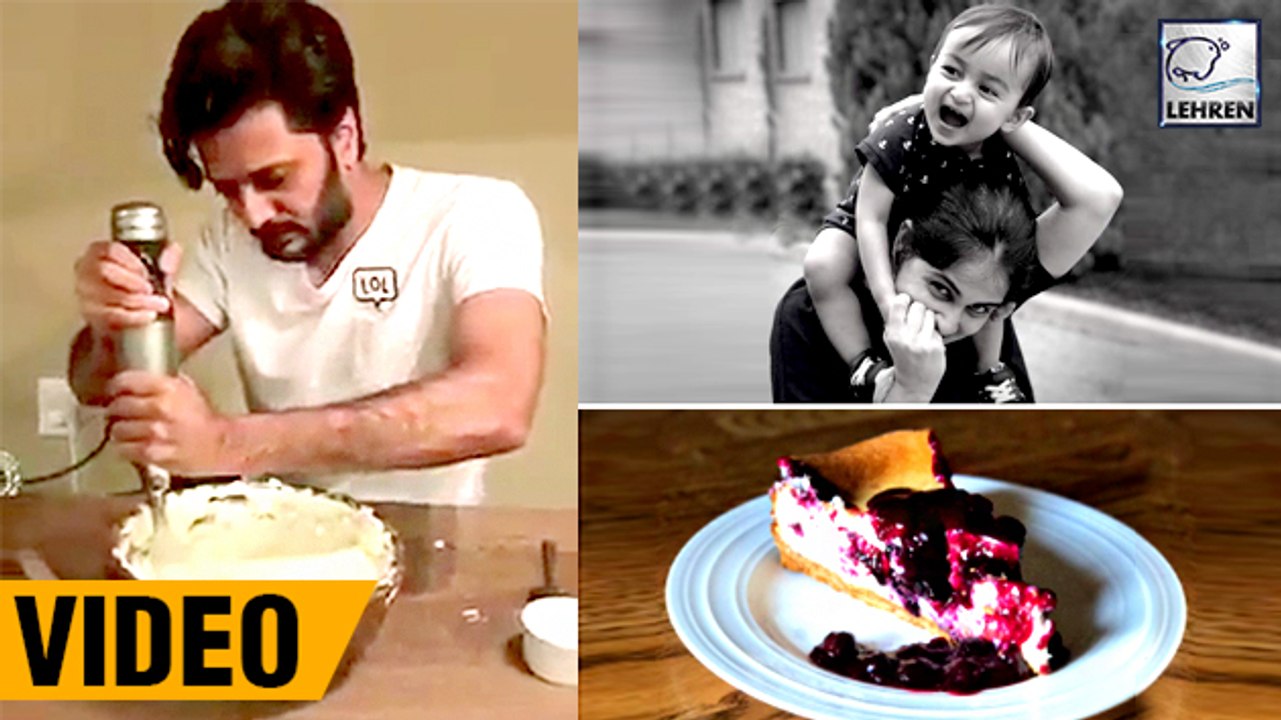 Riteish Deshmukh Bakes A Cake For Son Rahyl's First Birthday
