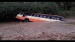 Heavy rain: KSRTC bus falls in water - driver and passengers rescued by villagers