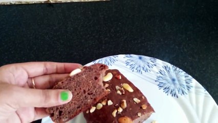 Eggless Moist Chocolate Banana bread recipe without oven