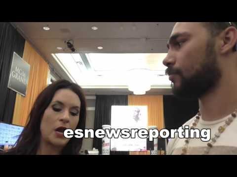 boxing star keith thurman talks boxing with NFL Coach Jennifer Welter - EsNews boxing