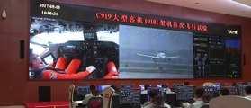 1st large Chinese-made passenger jet C919 takes flight