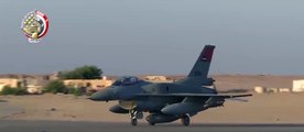 Egyptian fighter jets take to skies to conduct strikes against 'terrorist camps' in Libya