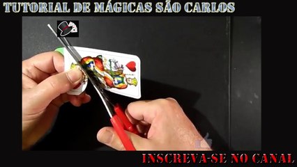 Mágica - Ilusão Muito Boa com Uma Carta de Baralho