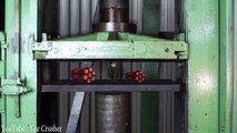 Experiment The Mighty Bearing Ball Vs 200 Ton Hydraulic Press The Crusher Show