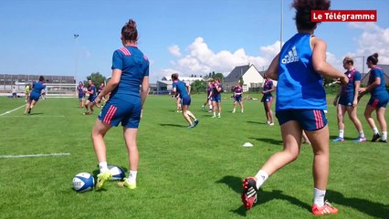 Rugby. L’équipe de France féminine à l'entraînement à Ploufragan