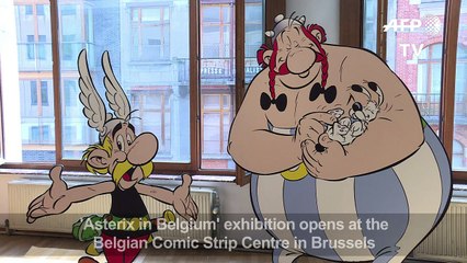 The exhibition 'Asterix chez les Belges' opens in Brussels