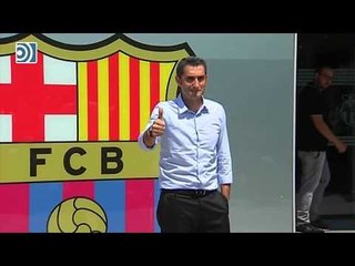 Ernesto Valverde presentado como nuevo entrenador del FC Barcelona
