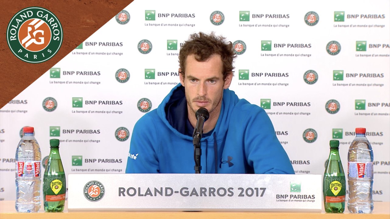 Roland Garros 2017 : 2T conférence de presse Andy Murray