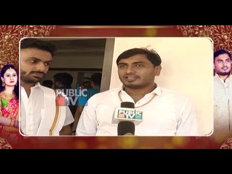 Amulya's wedding: Groom Jagadish speaks to public tv before tieing knot with Amulya