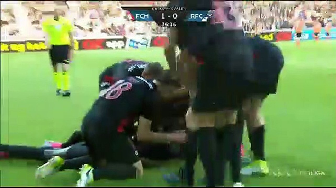 1-0 Paul Onuachu Goal Denmark  Superligaen  EL P-O Final - 01.06.2017 FC Midtjylland 1-0 Randers FC