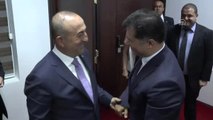 Dışişleri Bakanı Çavuşoğlu, KKTC Başbakanı Özgürgün Ile Görüştü - Lefkoşa
