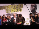 mayweather vs berto andre trying to get into floyd's head - EsNews boxing