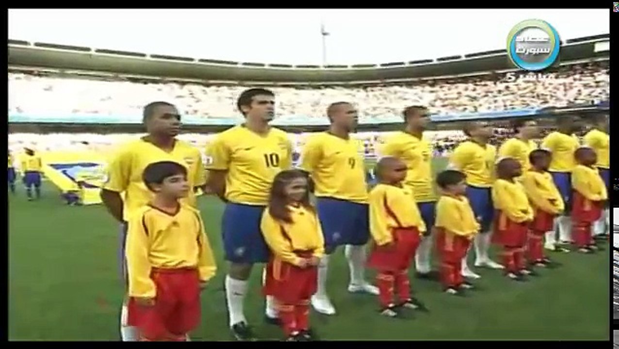 الشوط الاول مباراة البرازيل و مصر 4-3 كاس القار...