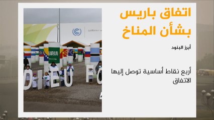 أبرز بنود اتفاق باريس بشأن المناخ