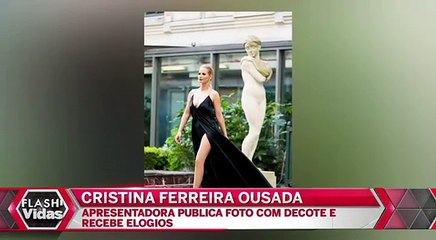 Cristina Ferreira faz subir temperatura sem sutiã