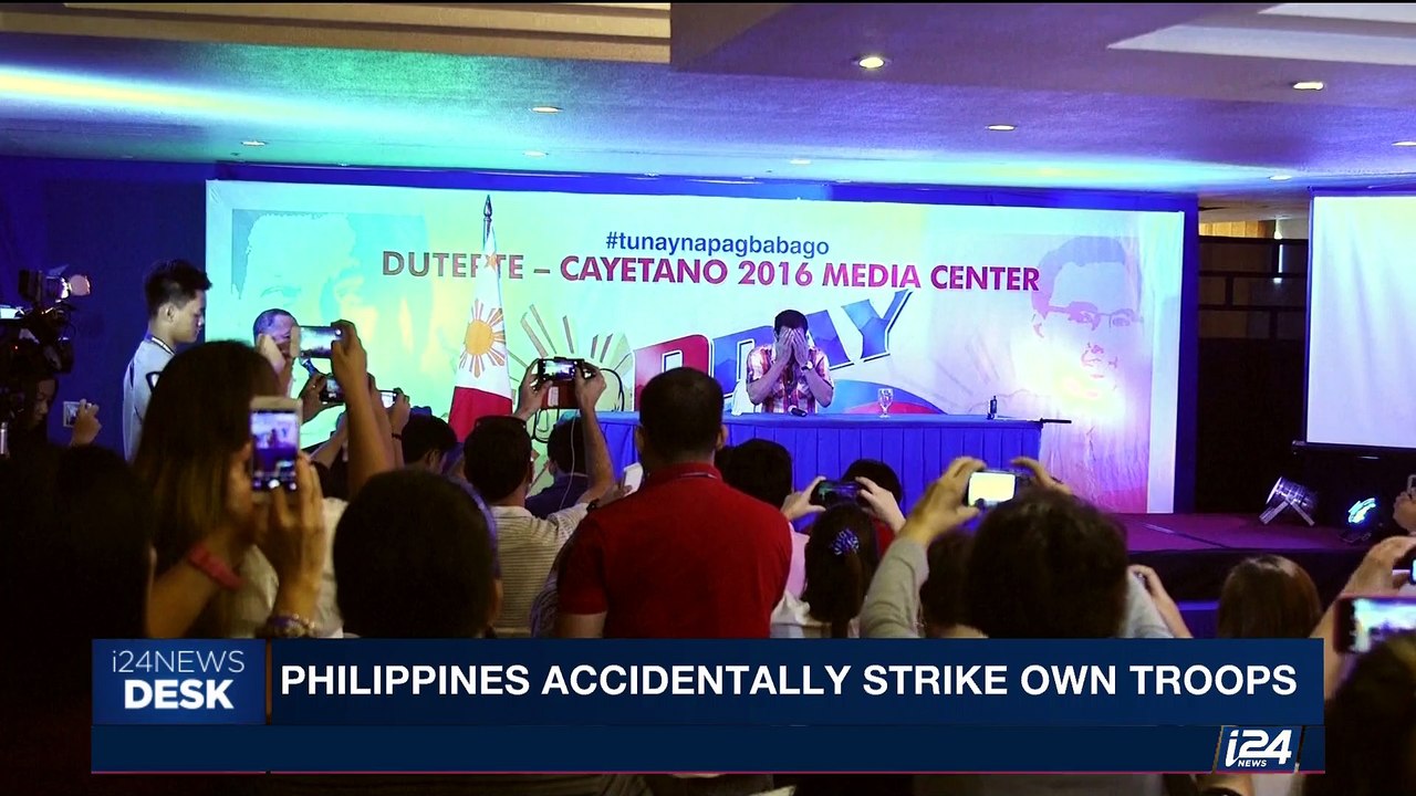 i24NEWS DESK | Philippines accidentally strike own troops | Thursday, June 1st 2017