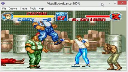 Jogando final fight one do GBA comentando