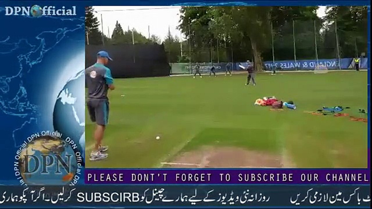 Pakistan Team Fielding Practice Session at Edgbaston Cricket Ground