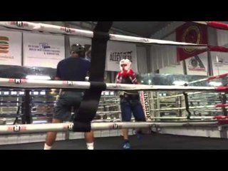 Mikey garcia brandon rios in gym great sparring - esnews boxing