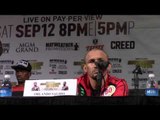 mayweather vs berto undercard presser - EsNews
