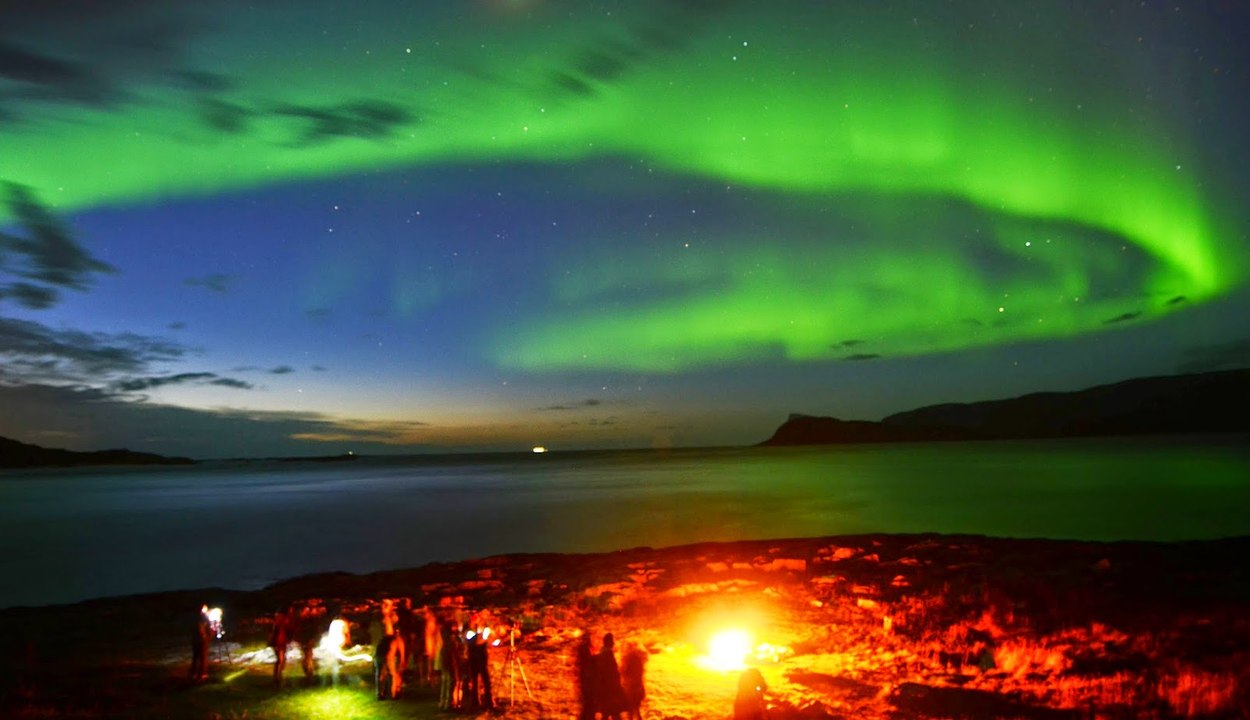 Northern Lights or Aurora borealis