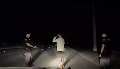 Les images de l'arrestation de Tiger Woods diffusées par la police.