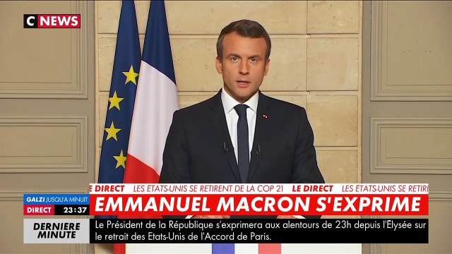 Emmanuel Macron : ''Nous ne renégocierons pas un accord moins ambitieux''