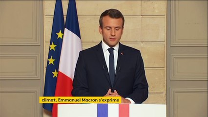 REPLAY. "Les Etats-Unis ont tourné le dos au monde", lâche Emmanuel Macron après le retrait américain de l'accord de Paris (franceinfo)