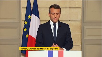 REPLAY. "Les Etats-Unis ont tourné le dos au monde", lâche Emmanuel Macron après le retrait américain de l'accord de Paris