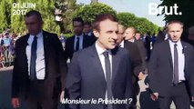 Emmanuel Macron ne répond pas aux questions sur Richard Ferrand