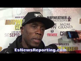 Andre Berto: Andre Ward has been GREAT HELP. Has HELPED me EsNews