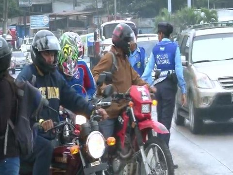 Motocicletas decomisadas en el primer día de operativos