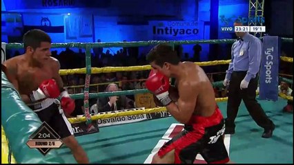 Gustavo Daniel Lemos vs Carlos Andres Chaparro (18-03-2017) Full Fight