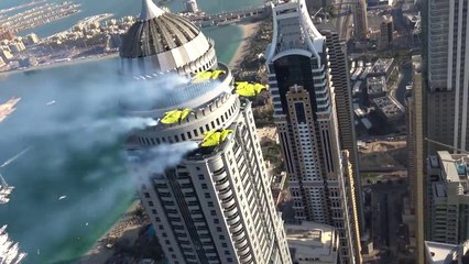 Flying over Dubai