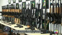 Polícia apreende 60 fuzis no Aeroporto do Galeão