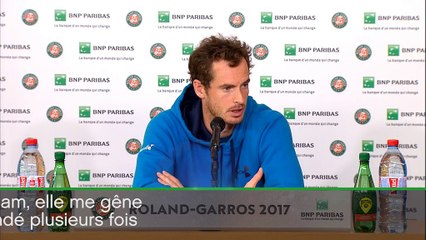 Roland-Garros - Murray en colère contre la Spider Cam